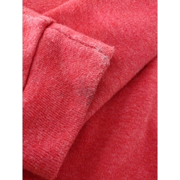 Easy Wear red distressed sweatshirt with ship/kraken sea scene - Picture 6 of 12